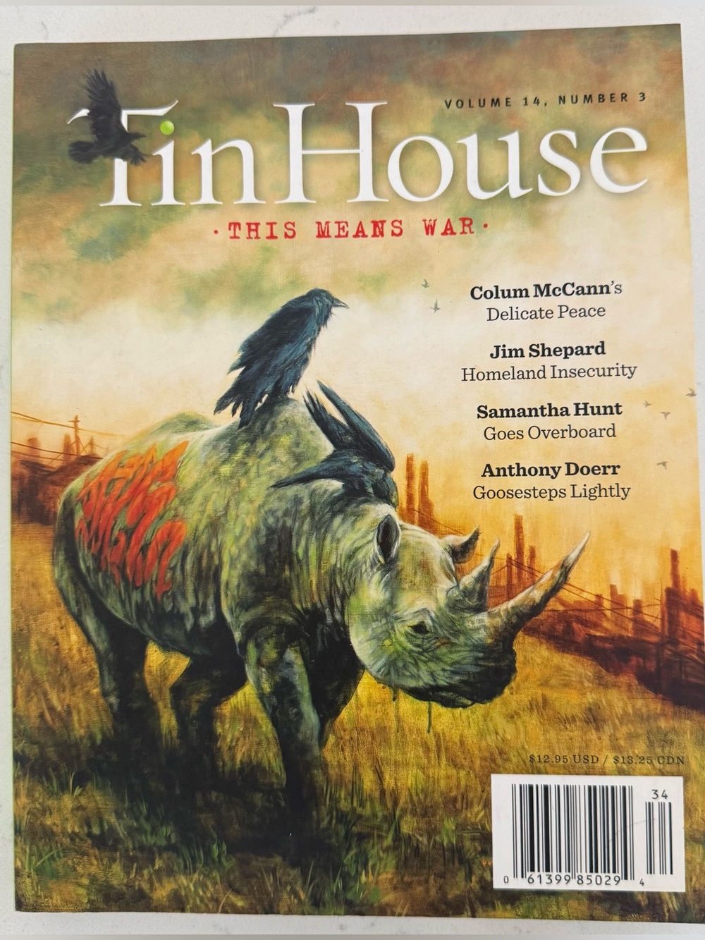 Tin House Magazine Issue 55 This Means War